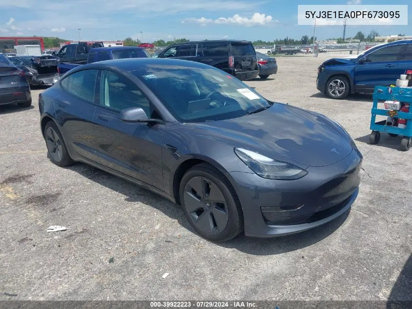 5YJ3E1EA0PF673095 2023 Tesla Model 3