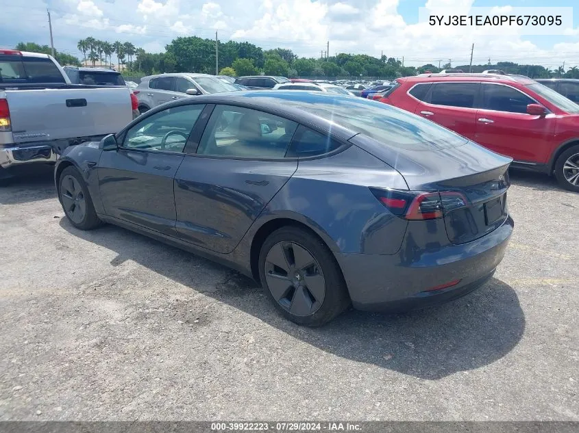 5YJ3E1EA0PF673095 2023 Tesla Model 3