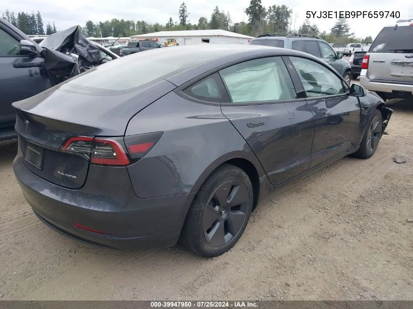 2023 Tesla Model 3 Long Range Dual Motor All-Wheel Drive VIN: 5YJ3E1EB9PF659740 Lot: 39947950