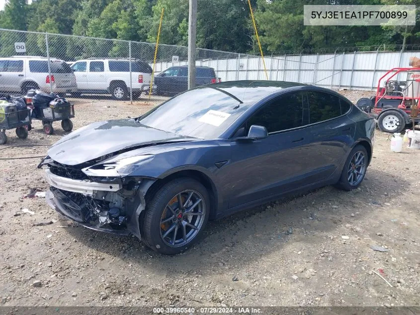 5YJ3E1EA1PF700899 2023 Tesla Model 3 Rear-Wheel Drive