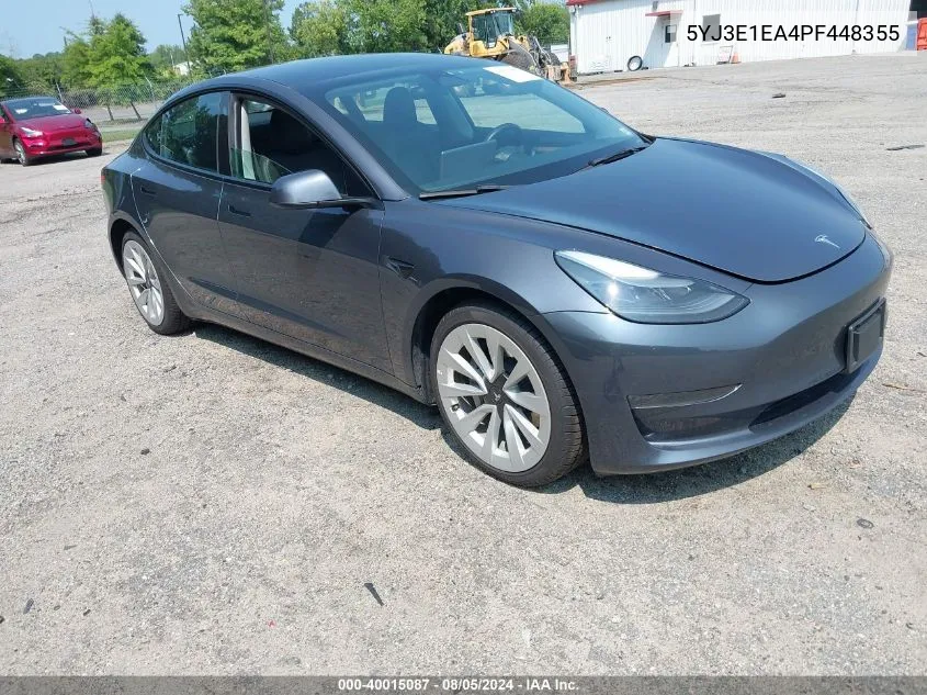 5YJ3E1EA4PF448355 2023 Tesla Model 3 Rear-Wheel Drive