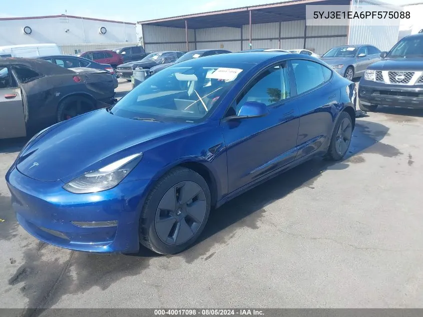 5YJ3E1EA6PF575088 2023 Tesla Model 3 Rear-Wheel Drive