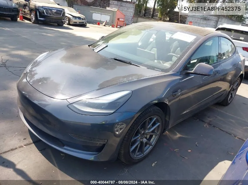 5YJ3E1EA8PF452375 2023 Tesla Model 3 Rear-Wheel Drive