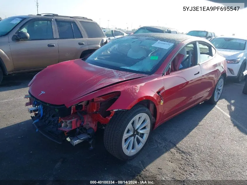 5YJ3E1EA9PF695547 2023 Tesla Model 3 Rear-Wheel Drive