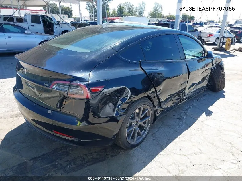 5YJ3E1EA8PF707056 2023 Tesla Model 3 Rear-Wheel Drive