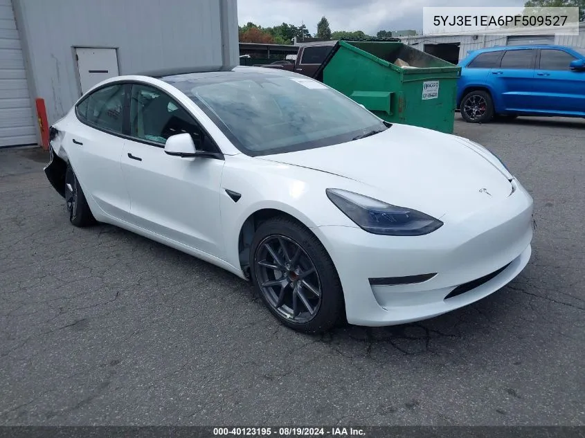 2023 Tesla Model 3 Rear-Wheel Drive VIN: 5YJ3E1EA6PF509527 Lot: 40123195