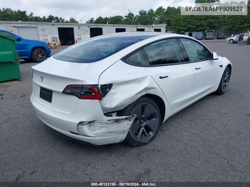 2023 Tesla Model 3 Rear-Wheel Drive VIN: 5YJ3E1EA6PF509527 Lot: 40123195