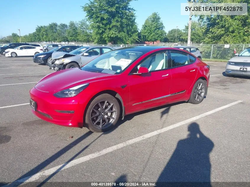 5YJ3E1EA1PF452878 2023 Tesla Model 3