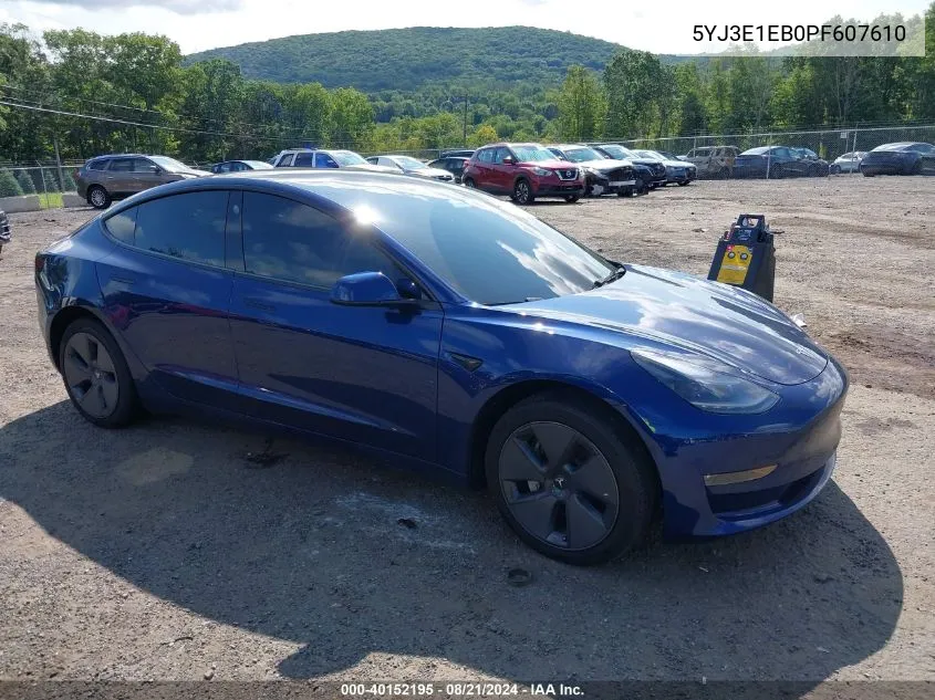 5YJ3E1EB0PF607610 2023 Tesla Model 3