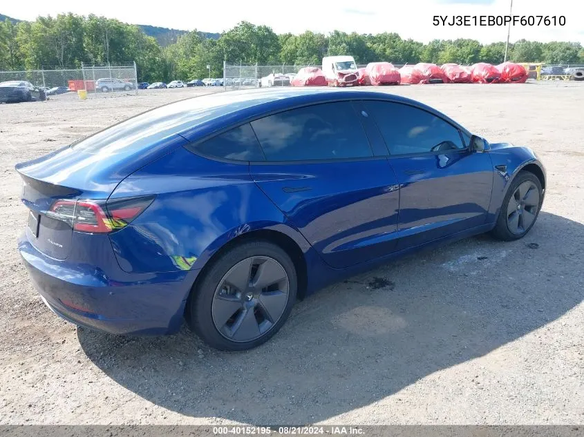 5YJ3E1EB0PF607610 2023 Tesla Model 3