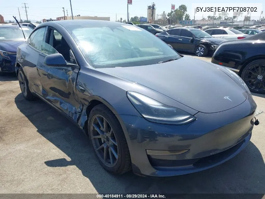 5YJ3E1EA7PF708702 2023 Tesla Model 3 Rear-Wheel Drive