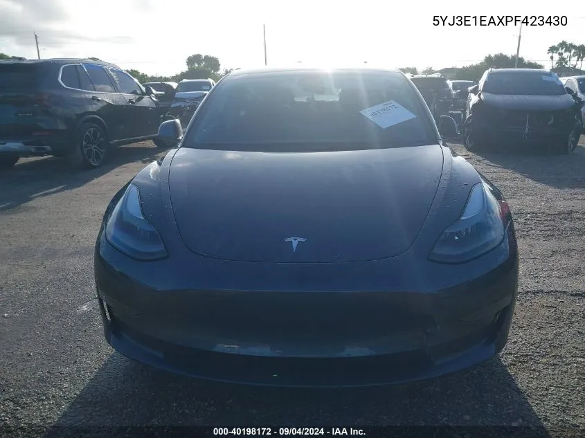 5YJ3E1EAXPF423430 2023 Tesla Model 3