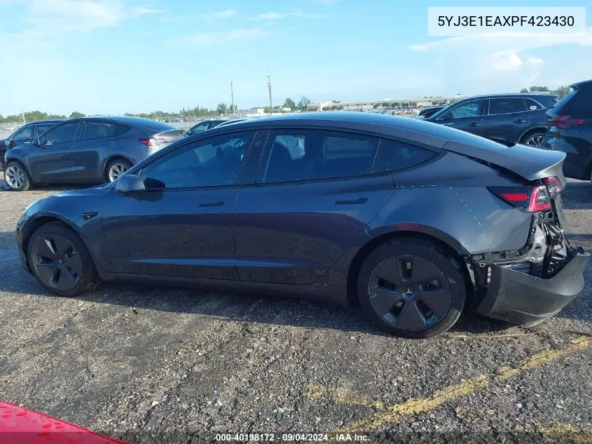 5YJ3E1EAXPF423430 2023 Tesla Model 3