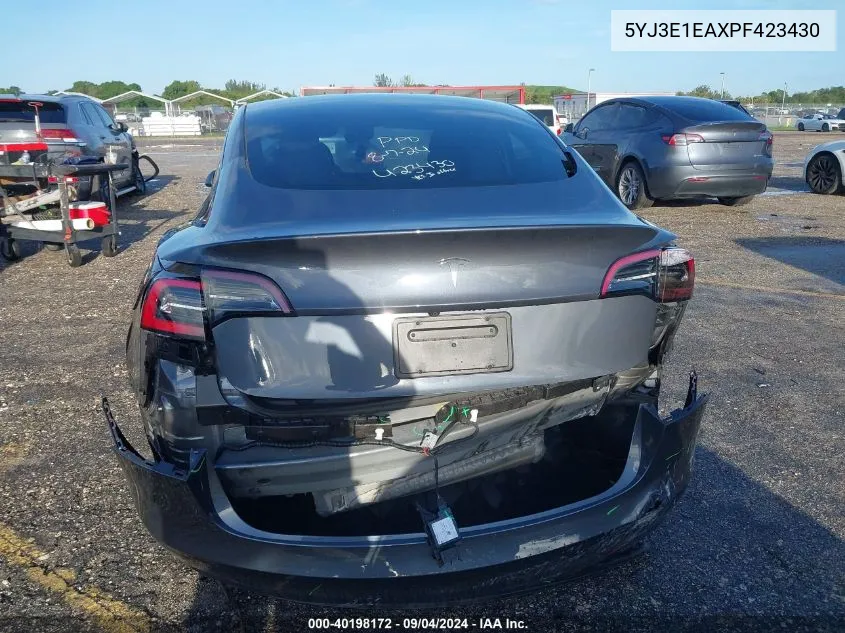 5YJ3E1EAXPF423430 2023 Tesla Model 3