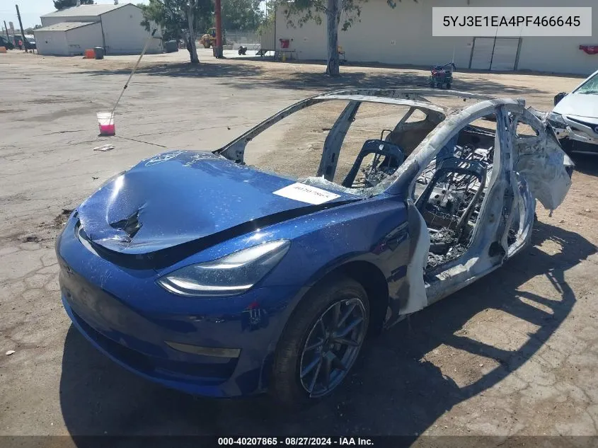 2023 Tesla Model 3 Rear-Wheel Drive VIN: 5YJ3E1EA4PF466645 Lot: 40207865