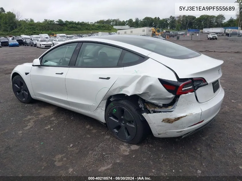 5YJ3E1EA9PF555689 2023 Tesla Model 3 Rear-Wheel Drive