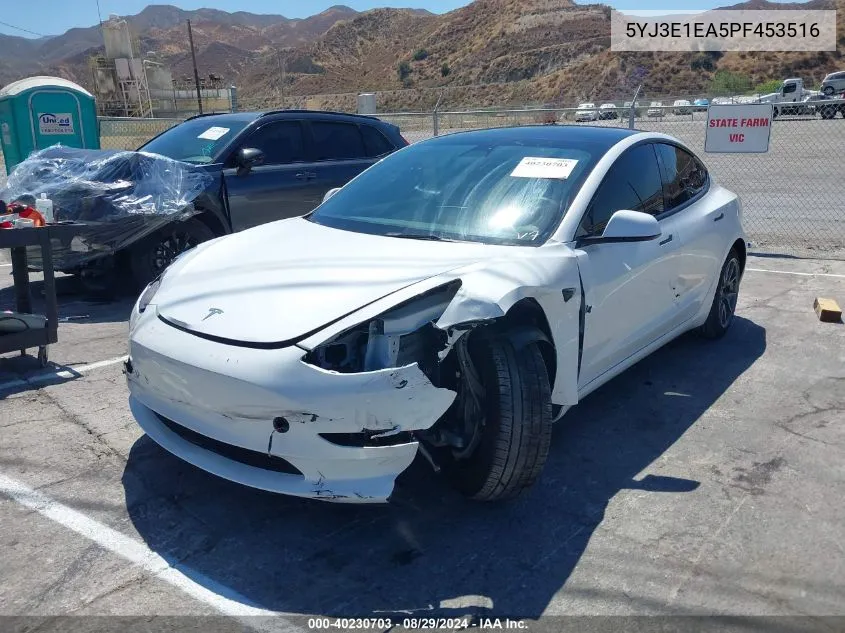 5YJ3E1EA5PF453516 2023 Tesla Model 3 Rear-Wheel Drive