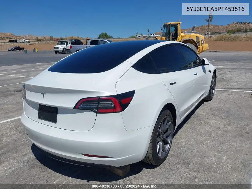 5YJ3E1EA5PF453516 2023 Tesla Model 3 Rear-Wheel Drive