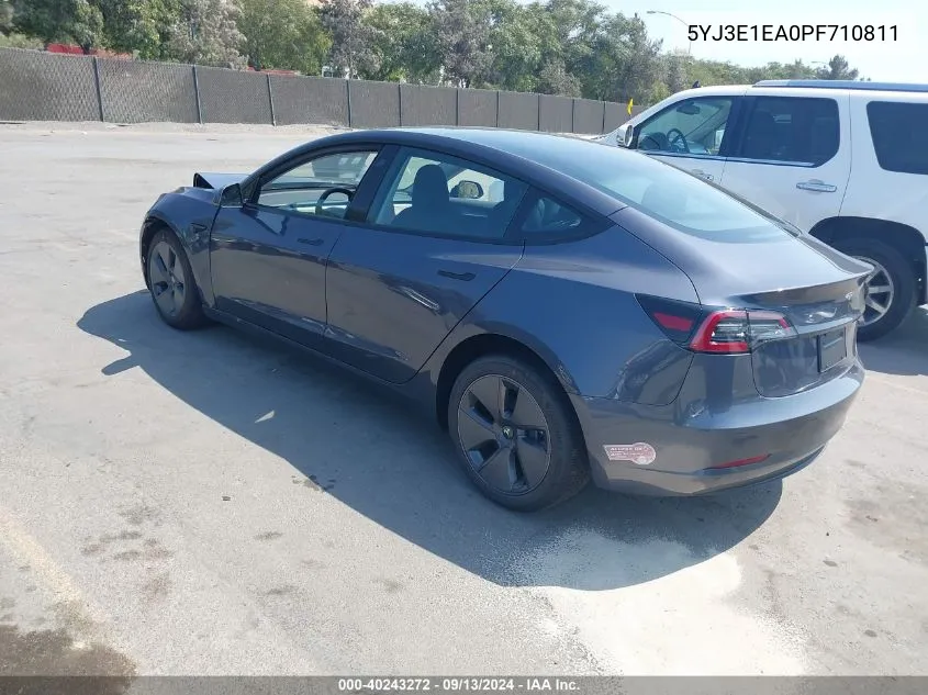 5YJ3E1EA0PF710811 2023 Tesla Model 3 Rear-Wheel Drive