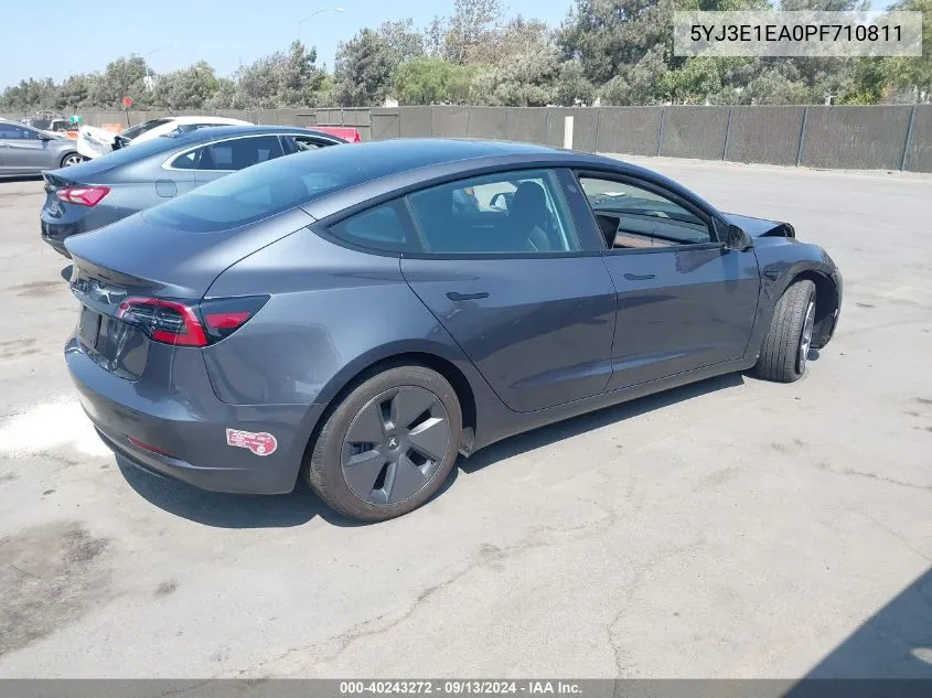 5YJ3E1EA0PF710811 2023 Tesla Model 3 Rear-Wheel Drive