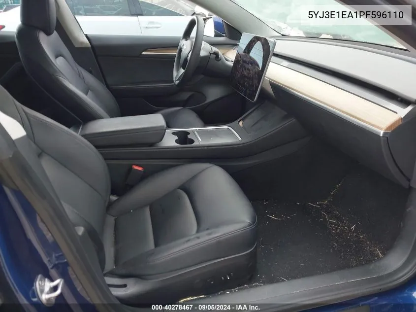 5YJ3E1EA1PF596110 2023 Tesla Model 3