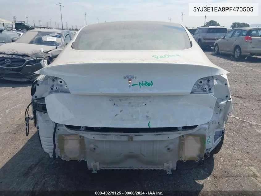 5YJ3E1EA8PF470505 2023 Tesla Model 3 Rear-Wheel Drive