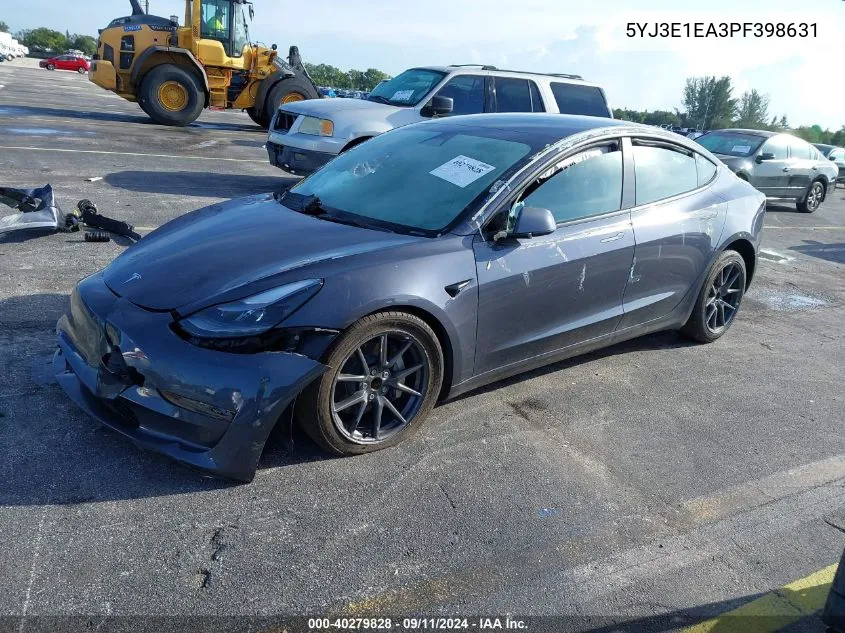 5YJ3E1EA3PF398631 2023 Tesla Model 3