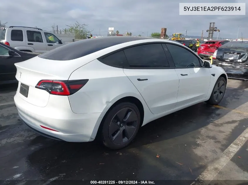 5YJ3E1EA2PF623914 2023 Tesla Model 3