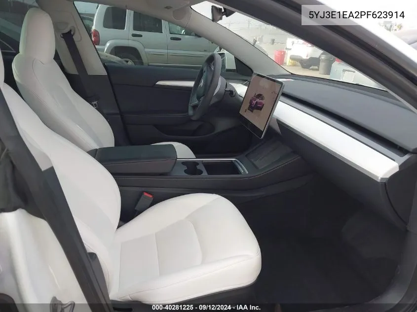 5YJ3E1EA2PF623914 2023 Tesla Model 3