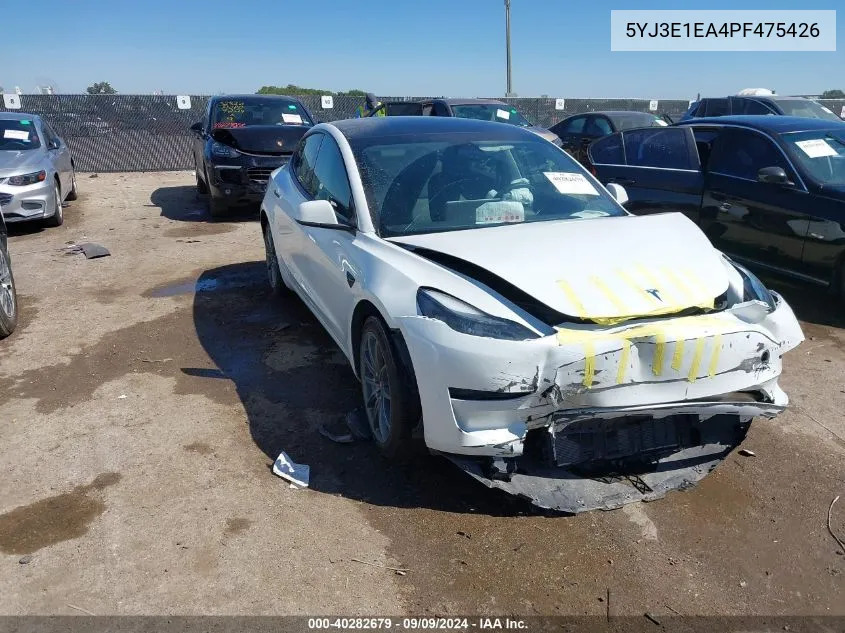 5YJ3E1EA4PF475426 2023 Tesla Model 3 Rear-Wheel Drive