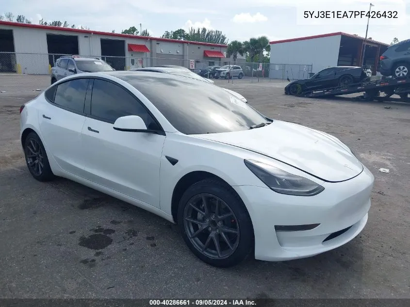 5YJ3E1EA7PF426432 2023 Tesla Model 3 Rear-Wheel Drive