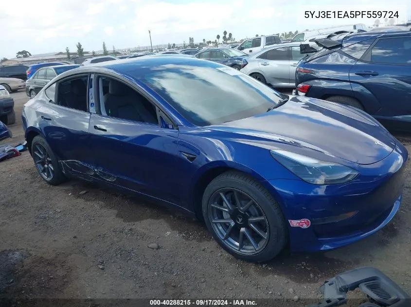 5YJ3E1EA5PF559724 2023 Tesla Model 3 Rear-Wheel Drive