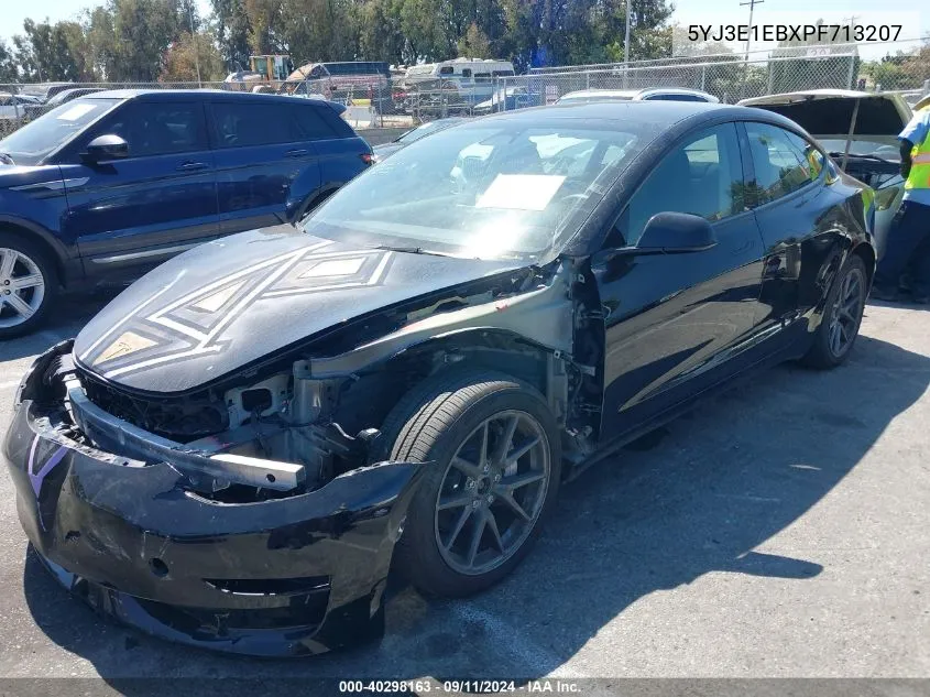 2023 Tesla Model 3 VIN: 5YJ3E1EBXPF713207 Lot: 40298163