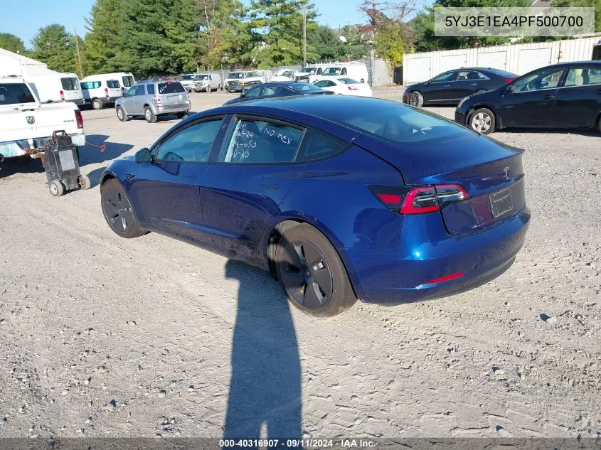 5YJ3E1EA4PF500700 2023 Tesla Model 3