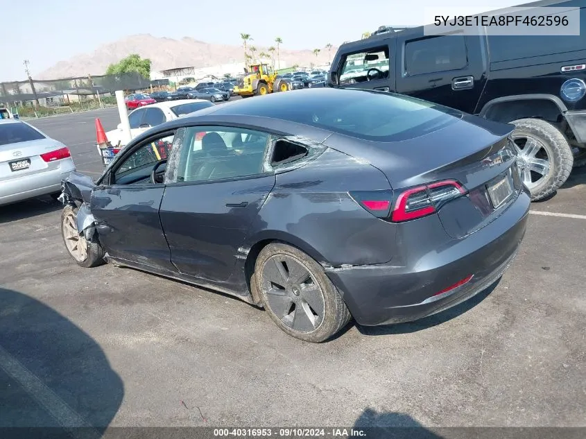 5YJ3E1EA8PF462596 2023 Tesla Model 3 Rear-Wheel Drive