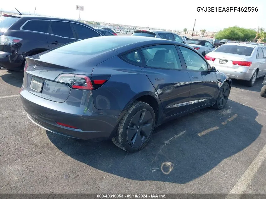 5YJ3E1EA8PF462596 2023 Tesla Model 3 Rear-Wheel Drive