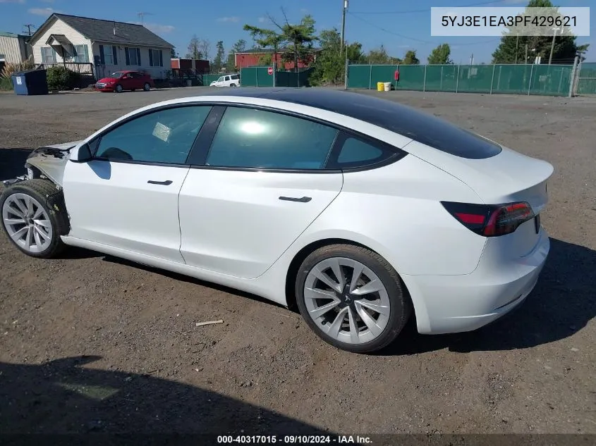 5YJ3E1EA3PF429621 2023 Tesla Model 3 Rear-Wheel Drive