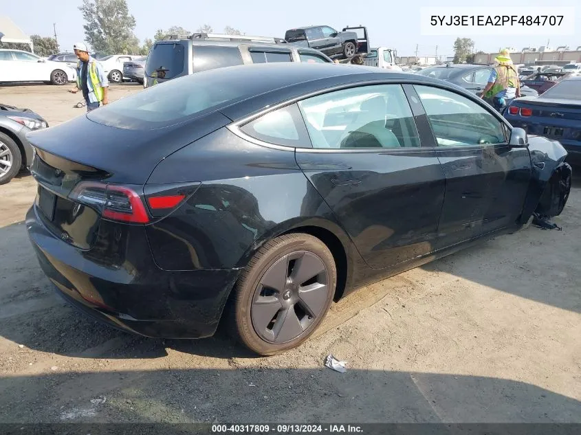 5YJ3E1EA2PF484707 2023 Tesla Model 3 Rear-Wheel Drive