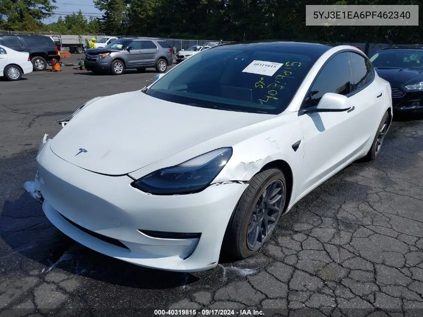 2023 Tesla Model 3 Rear-Wheel Drive VIN: 5YJ3E1EA6PF462340 Lot: 40319815