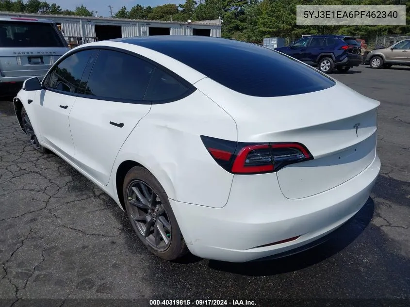 2023 Tesla Model 3 Rear-Wheel Drive VIN: 5YJ3E1EA6PF462340 Lot: 40319815