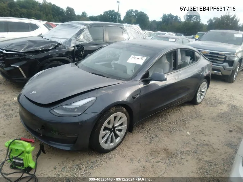 5YJ3E1EB4PF631716 2023 Tesla Model 3