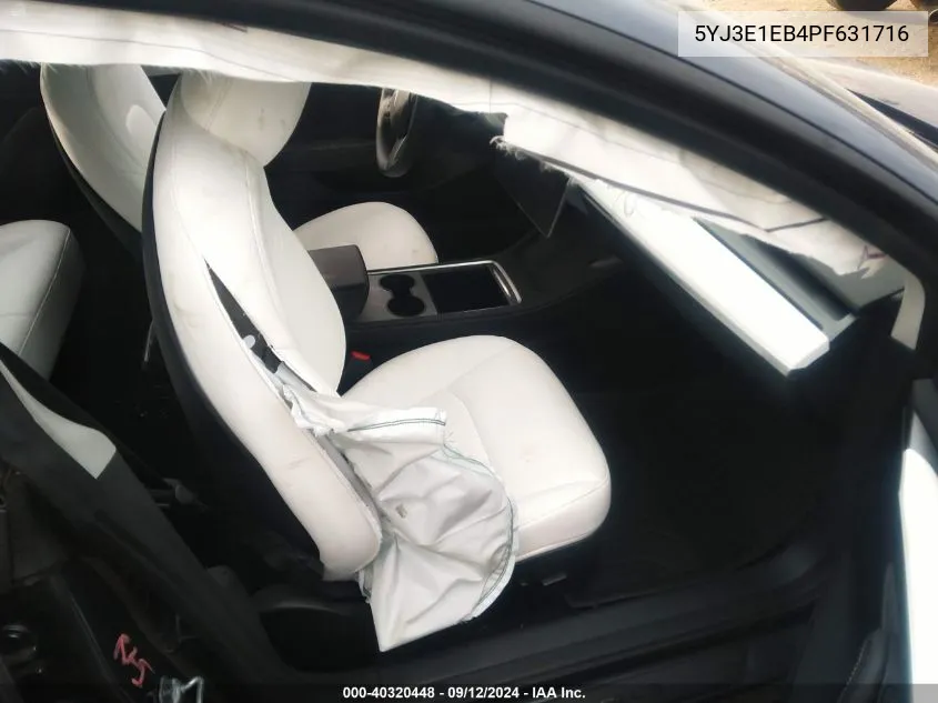 5YJ3E1EB4PF631716 2023 Tesla Model 3