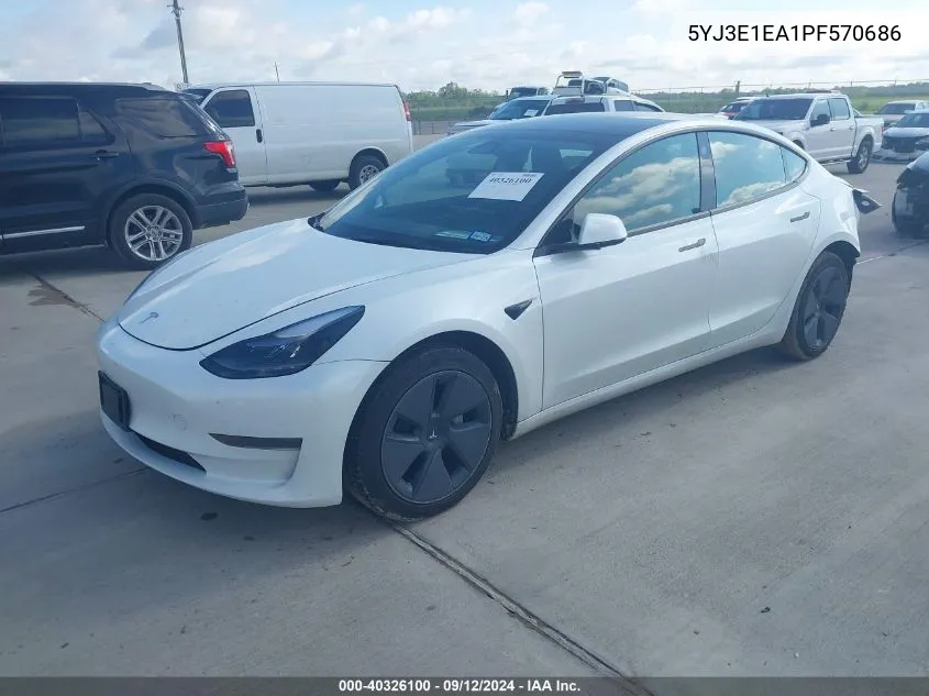 5YJ3E1EA1PF570686 2023 Tesla Model 3