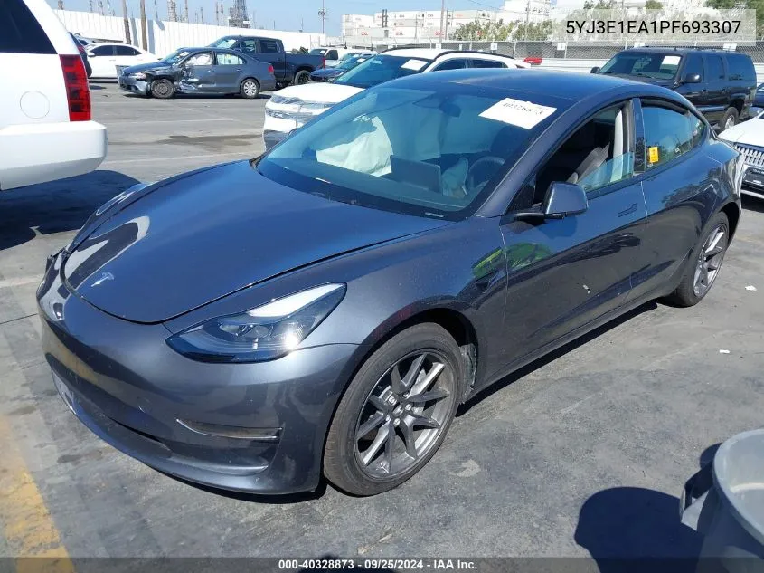 2023 Tesla Model 3 Rear-Wheel Drive VIN: 5YJ3E1EA1PF693307 Lot: 40328873