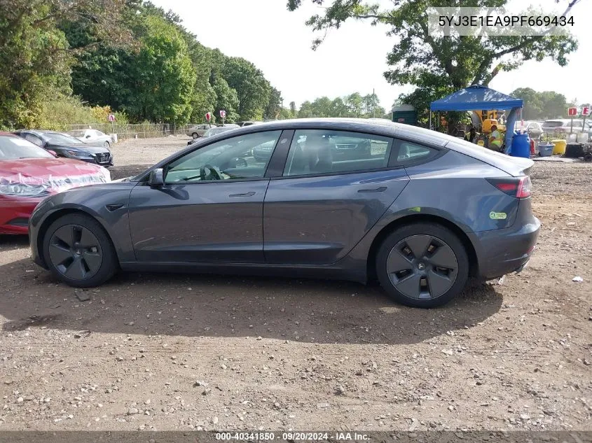 5YJ3E1EA9PF669434 2023 Tesla Model 3 Rear-Wheel Drive