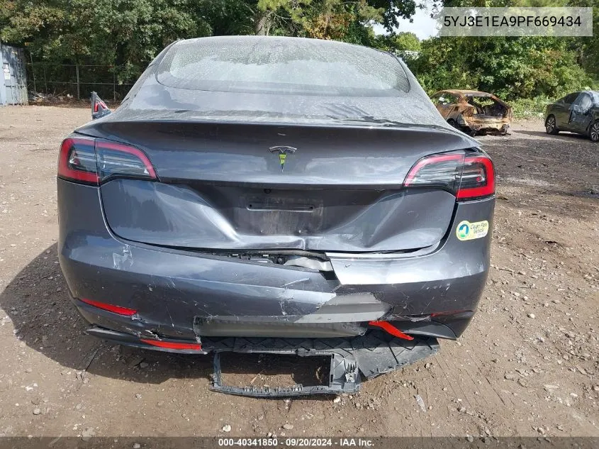 5YJ3E1EA9PF669434 2023 Tesla Model 3 Rear-Wheel Drive