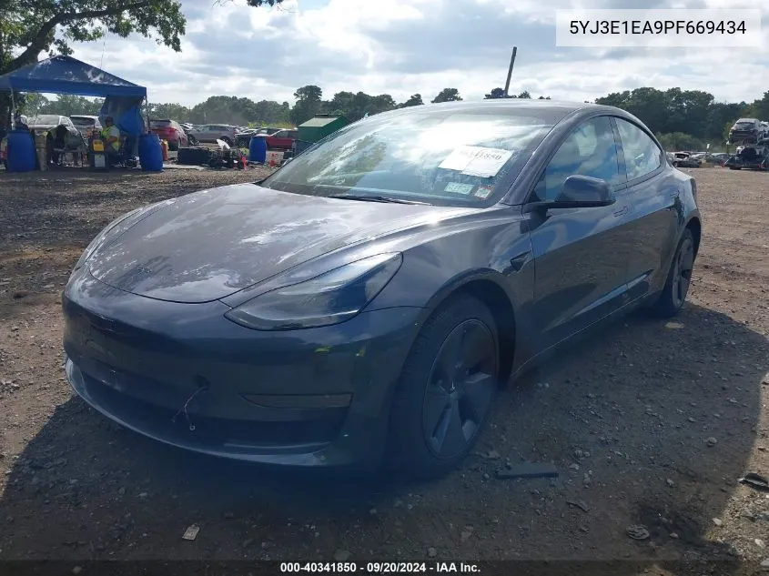 5YJ3E1EA9PF669434 2023 Tesla Model 3 Rear-Wheel Drive