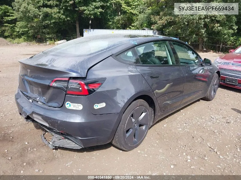 5YJ3E1EA9PF669434 2023 Tesla Model 3 Rear-Wheel Drive