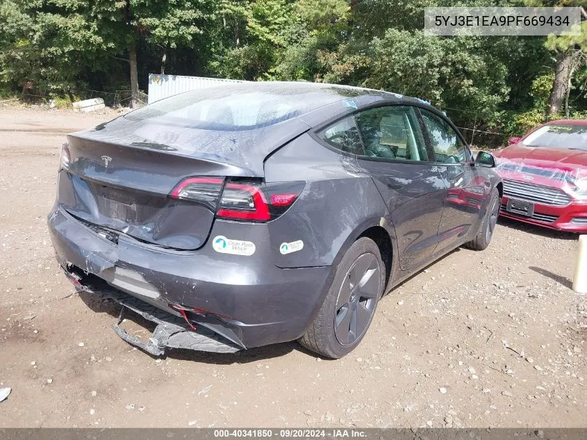 5YJ3E1EA9PF669434 2023 Tesla Model 3 Rear-Wheel Drive