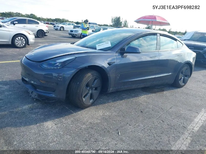 5YJ3E1EA3PF698282 2023 Tesla Model 3